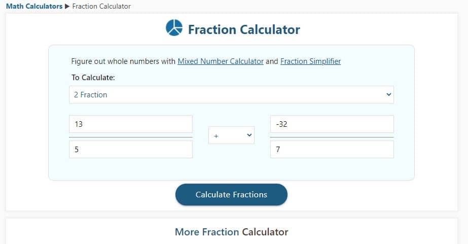 mixed-fraction-calculator