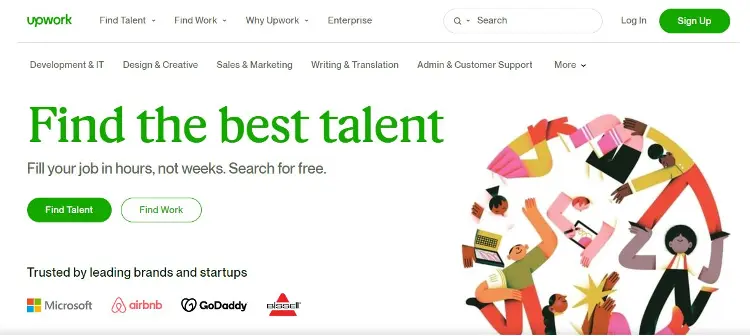 upwork-hiring-website