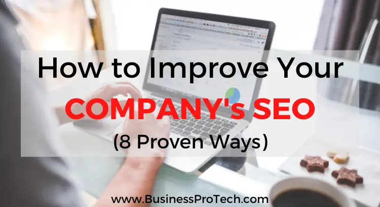 how-to-improve-your-company's- seo