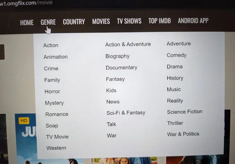 Omgflix-genre