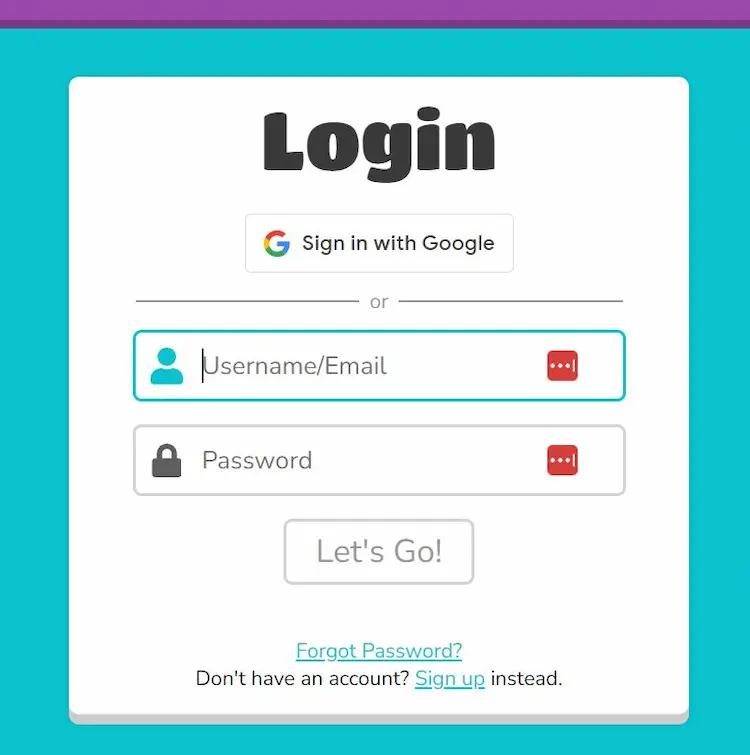 blooket-login-page