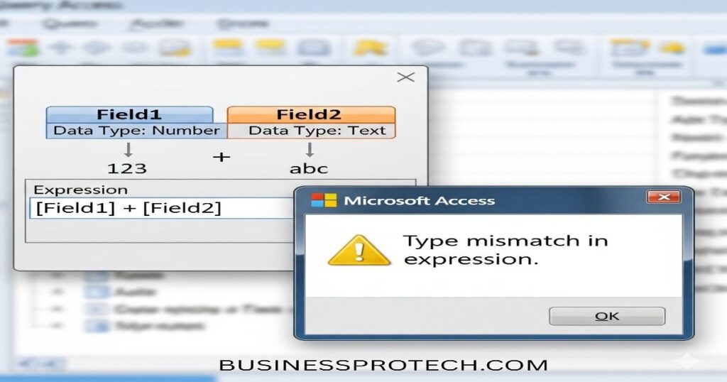 Type Mismatch in Expression Error in MS Access