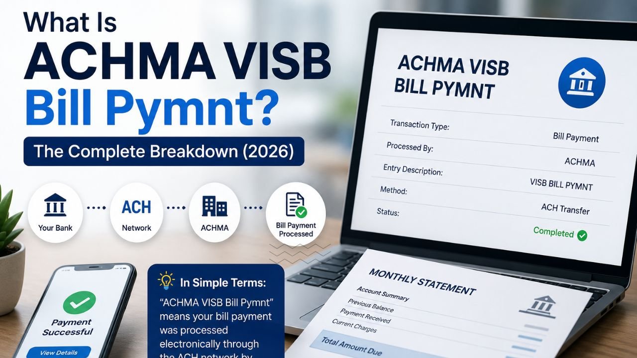 What Is ACHMA VISB Bill Pymnt? The Complete Breakdown (2026)