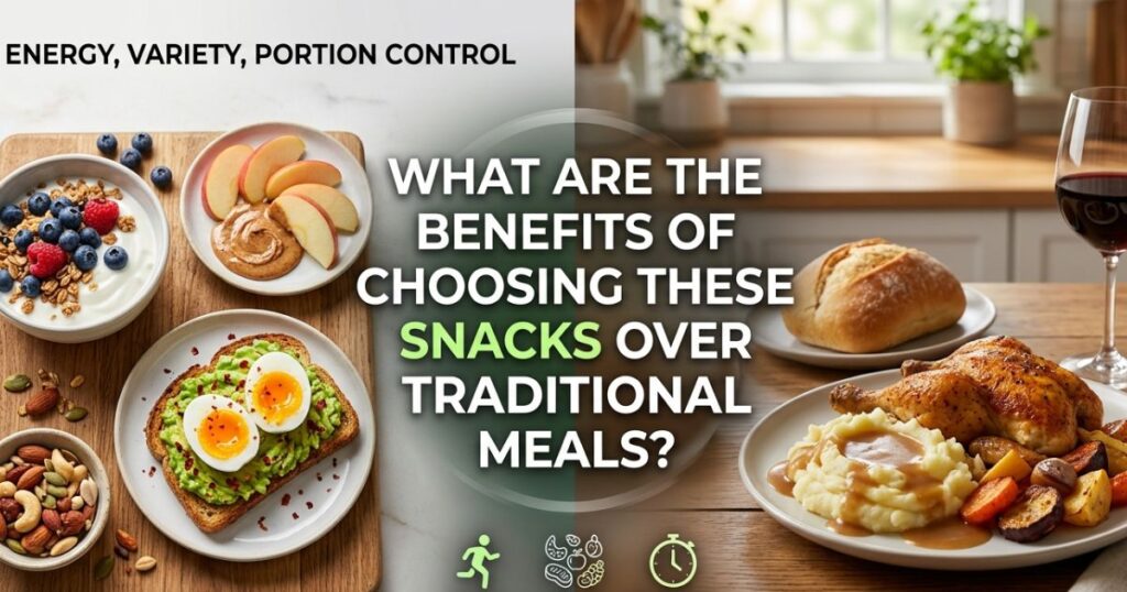 What Are the Benefits of Choosing These Snacks Over Traditional Meals?