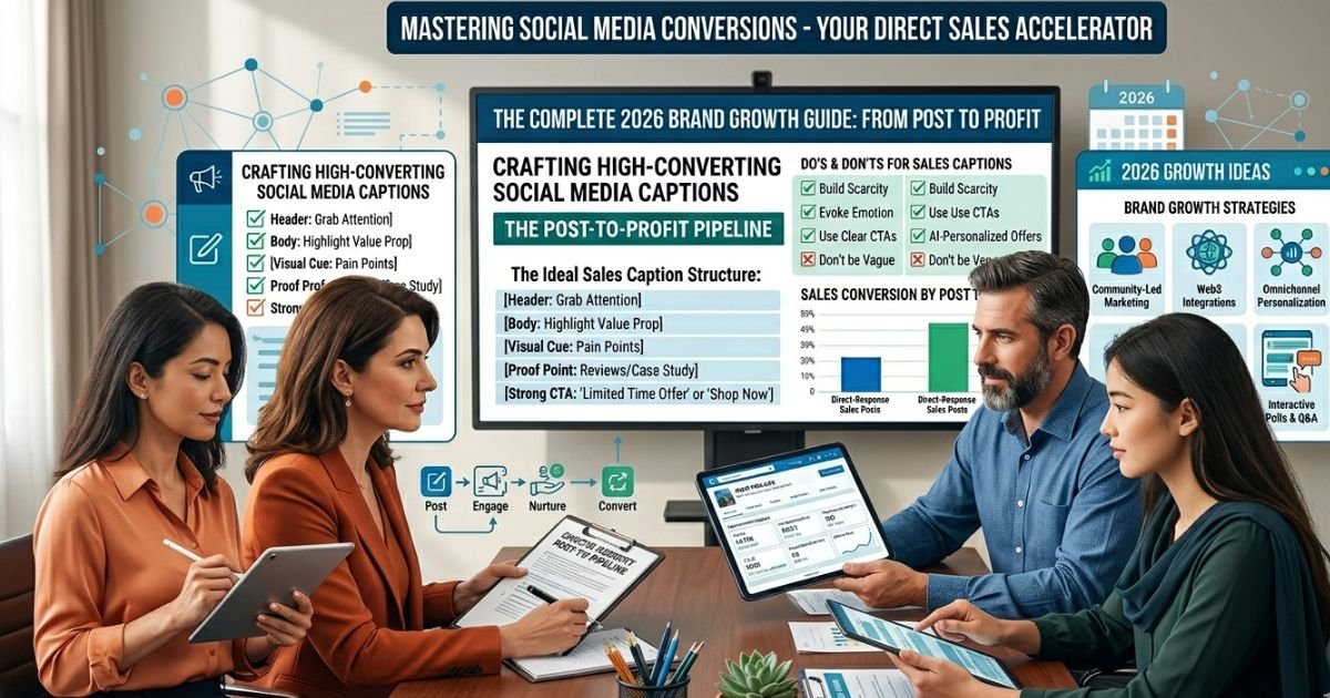 Caption for Business Post Brand Growth Ideas for 2026