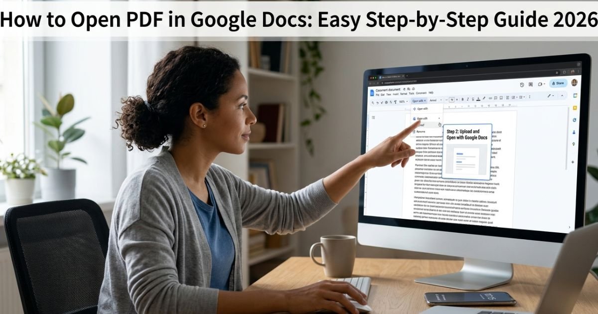 How to Open PDF in Google Docs Easy Step by Step Guide 2026