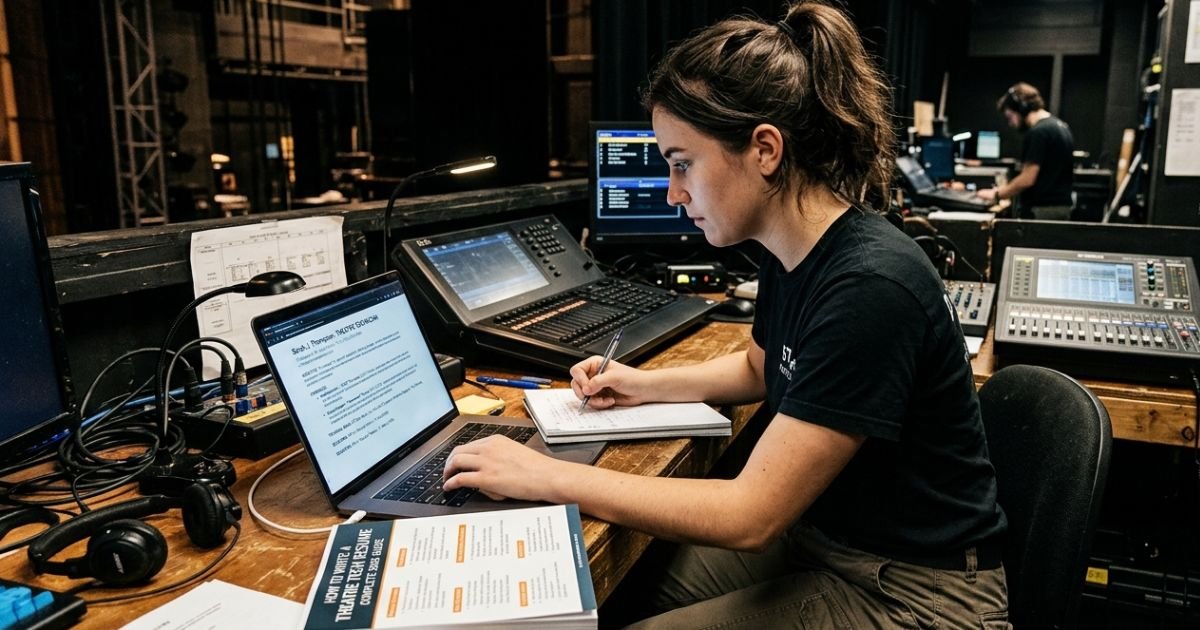 How to Write a Theatre Tech Resume Complete 2026 Guide