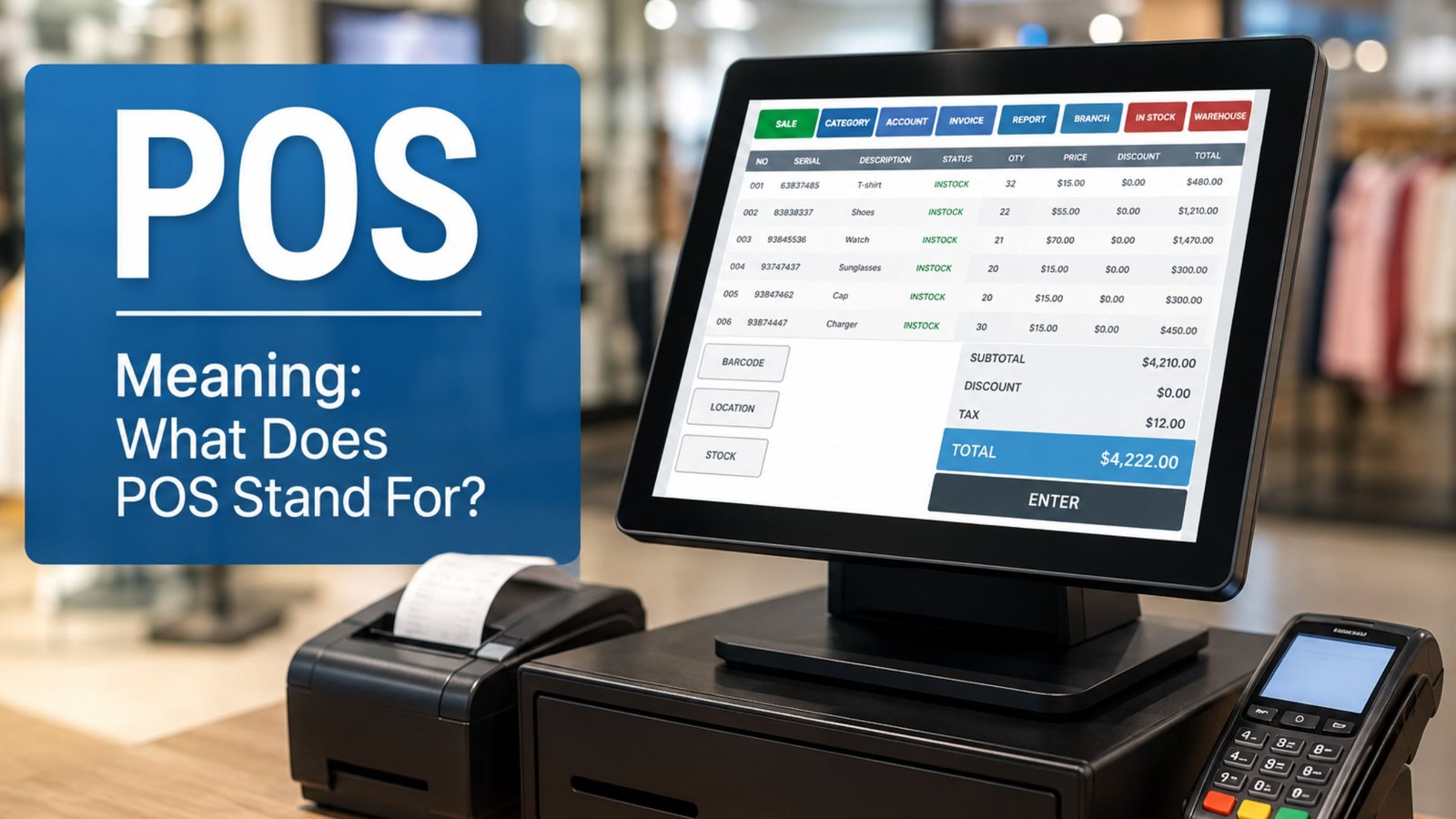 POS Meaning What Does POS Stand For