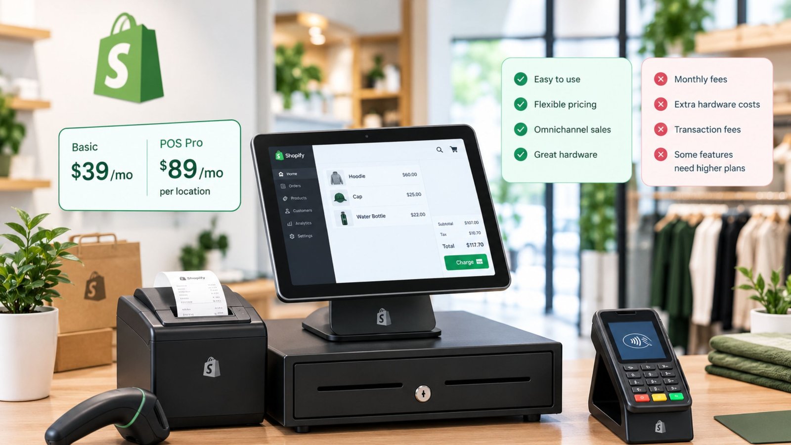 Shopify POS Review: Pricing, Hardware & Honest Pros/Cons 