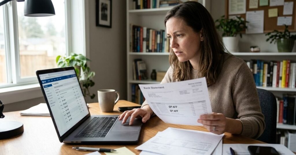 How Do I Find Out What an SP AFF Charge Is For?